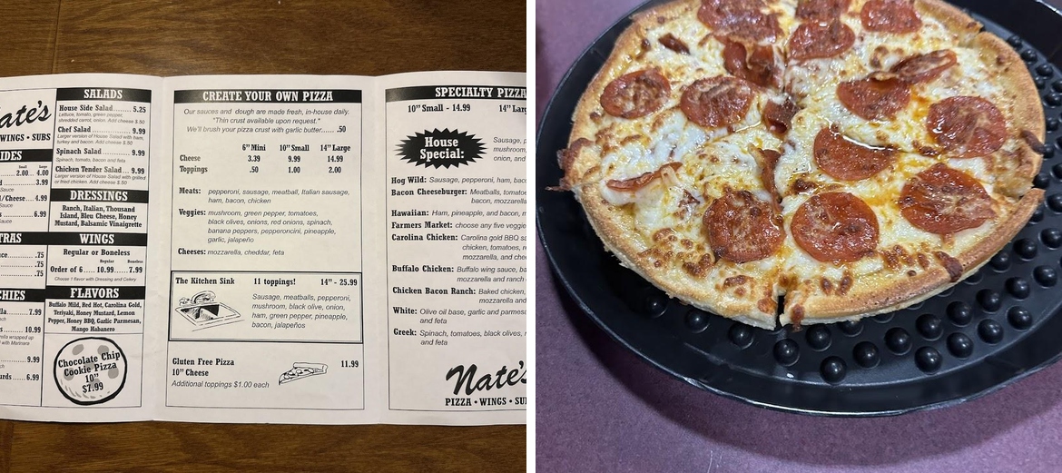 Nate's Menu